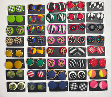 Load image into Gallery viewer, Oversized Button Earrings