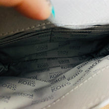 Load image into Gallery viewer, Michael Kors Jet Set Gray Saffiano Leather Tote Double Handle Traveler Bag