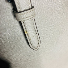 Load image into Gallery viewer, Michael Kors Jet Set Gray Saffiano Leather Tote Double Handle Traveler Bag