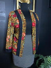 Load image into Gallery viewer, Leopard Floral Jacket
