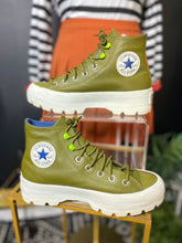 Load image into Gallery viewer, Hi Moss Olive Green Sneakers
