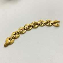 Load image into Gallery viewer, Vtg Fancy Link Gold Tone Bracelet
