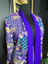 Load image into Gallery viewer, Floral Purple Jacket
