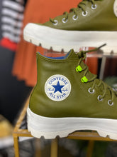 Load image into Gallery viewer, Hi Moss Olive Green Sneakers
